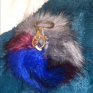 Multicolored puff ball